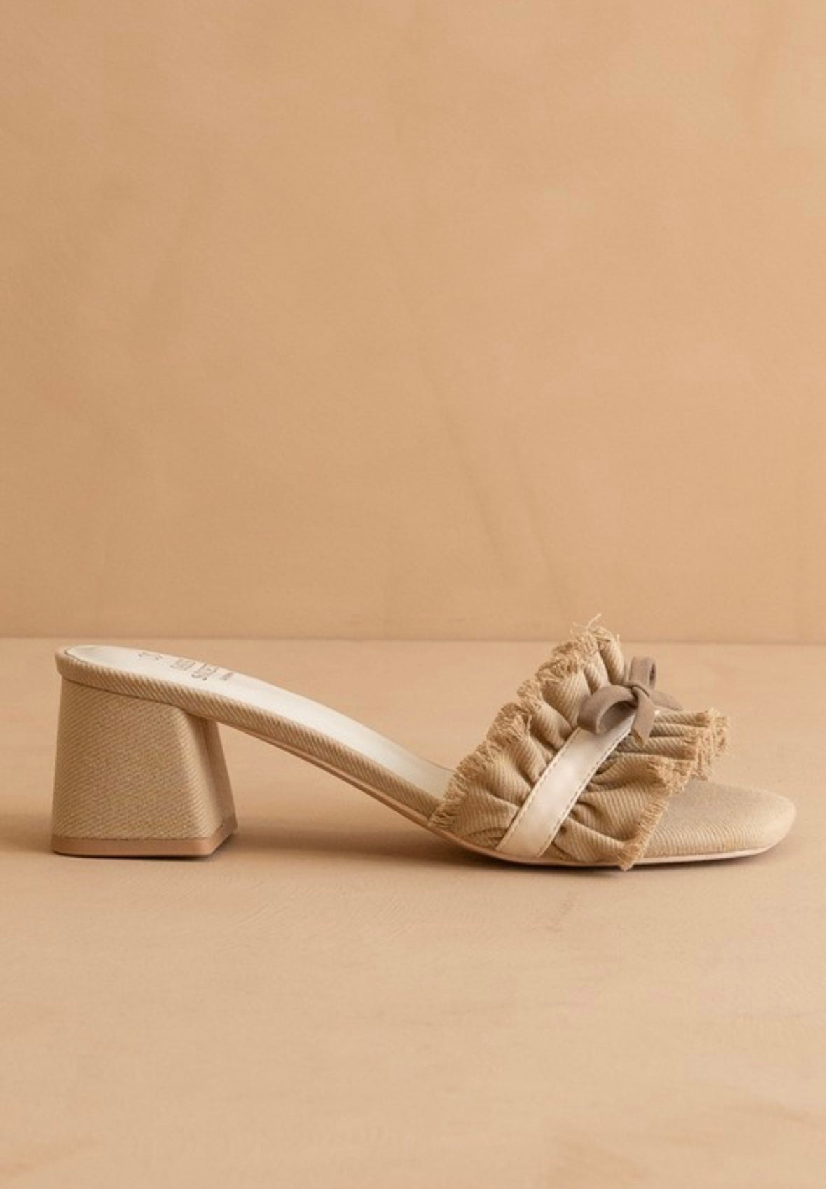 Khaki Julissa Bow Sandals