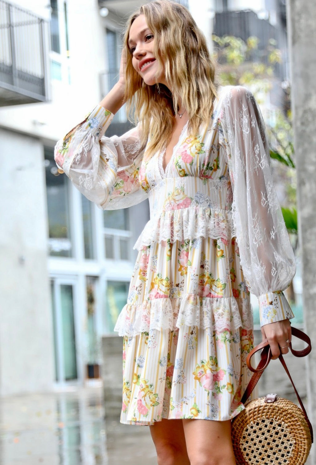 Floral Lace Dress