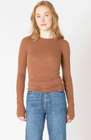 Rust Long Sleeve Top