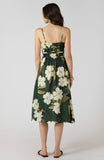 Palm Blossom Midi Dress