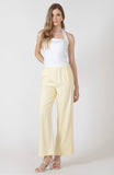 White Linen Halter Top