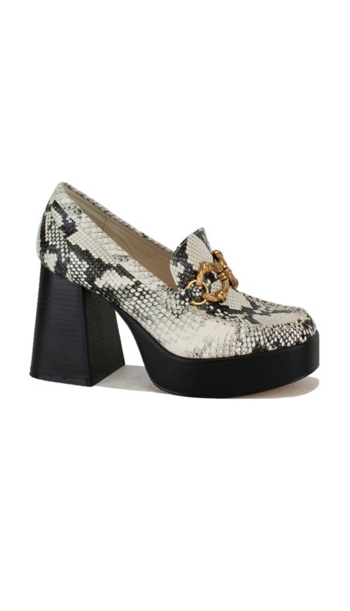 Snakeskin Platform Shoes