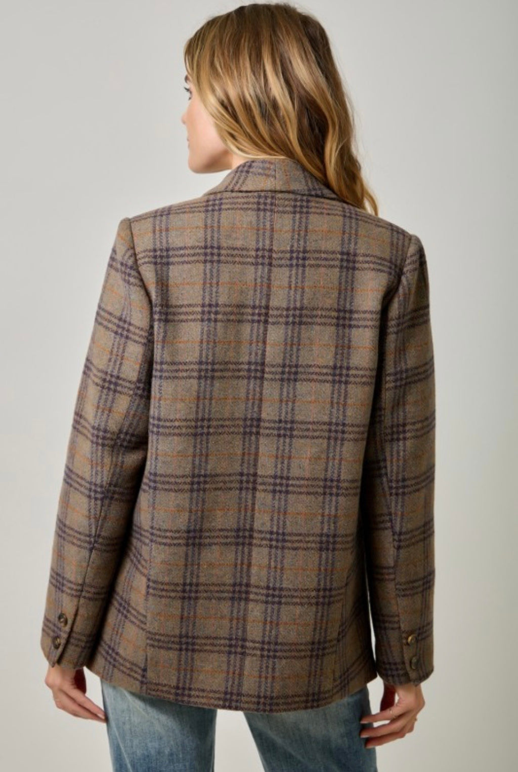 Sophie Plaid Blazer