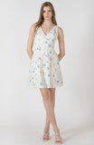 Lavender Floral Mini Dress