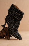 Gina Slouch Tweed Bootie