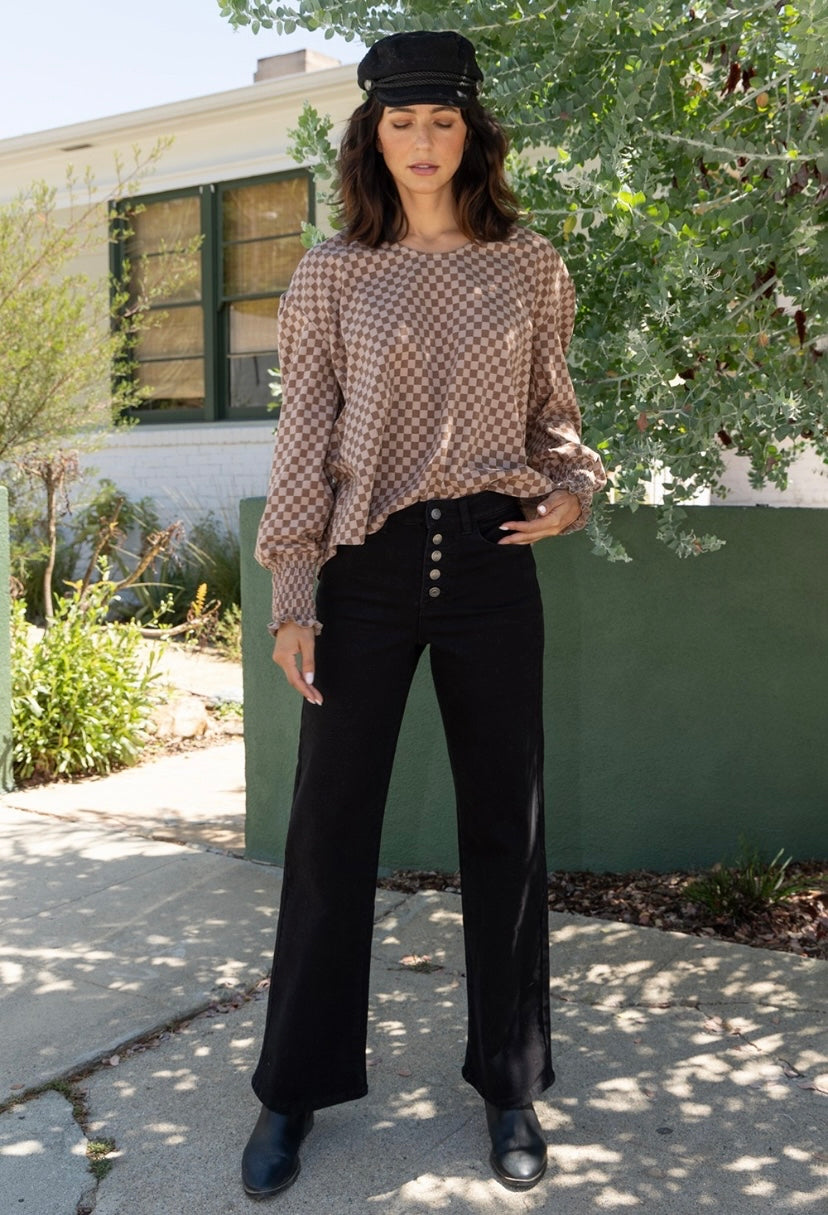 Black Wide Leg Jeans