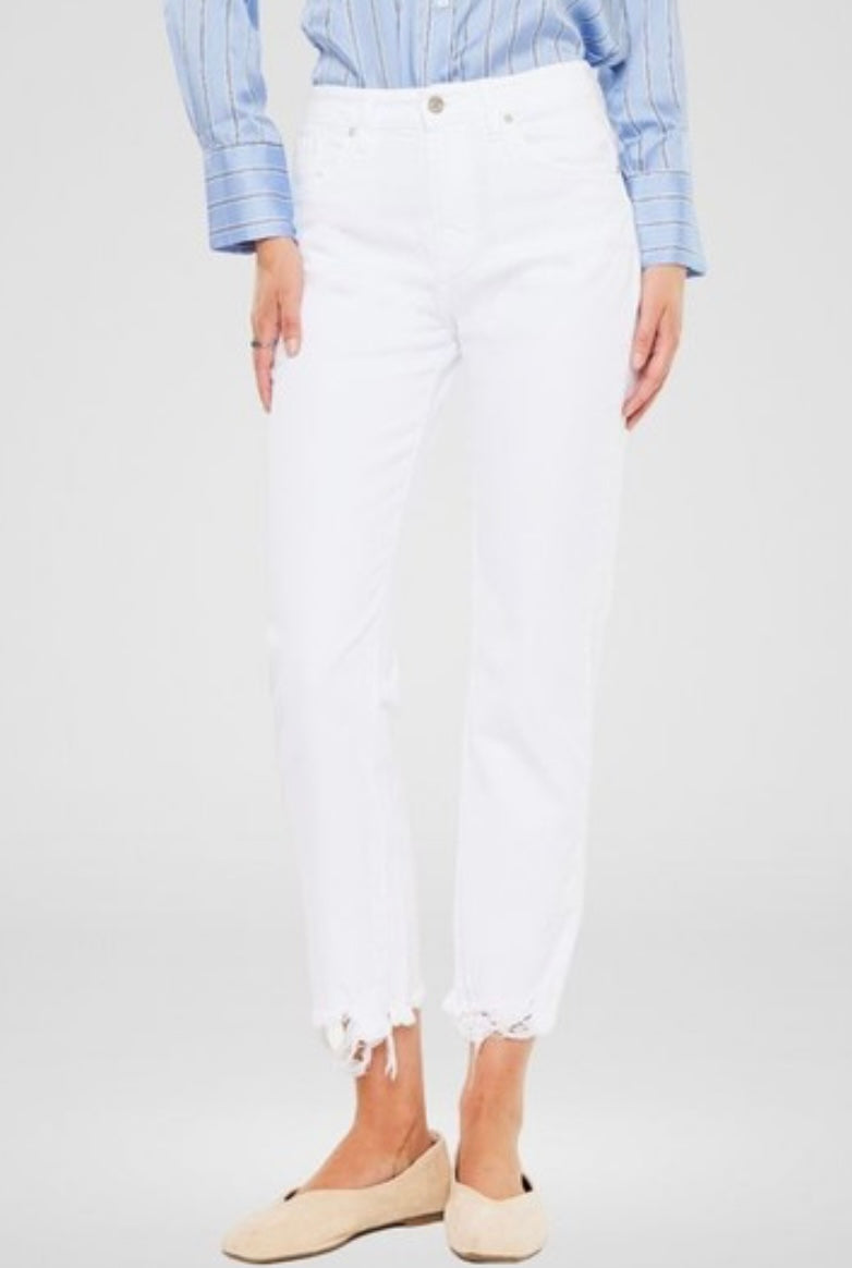White Mandi Straight Leg Jeans