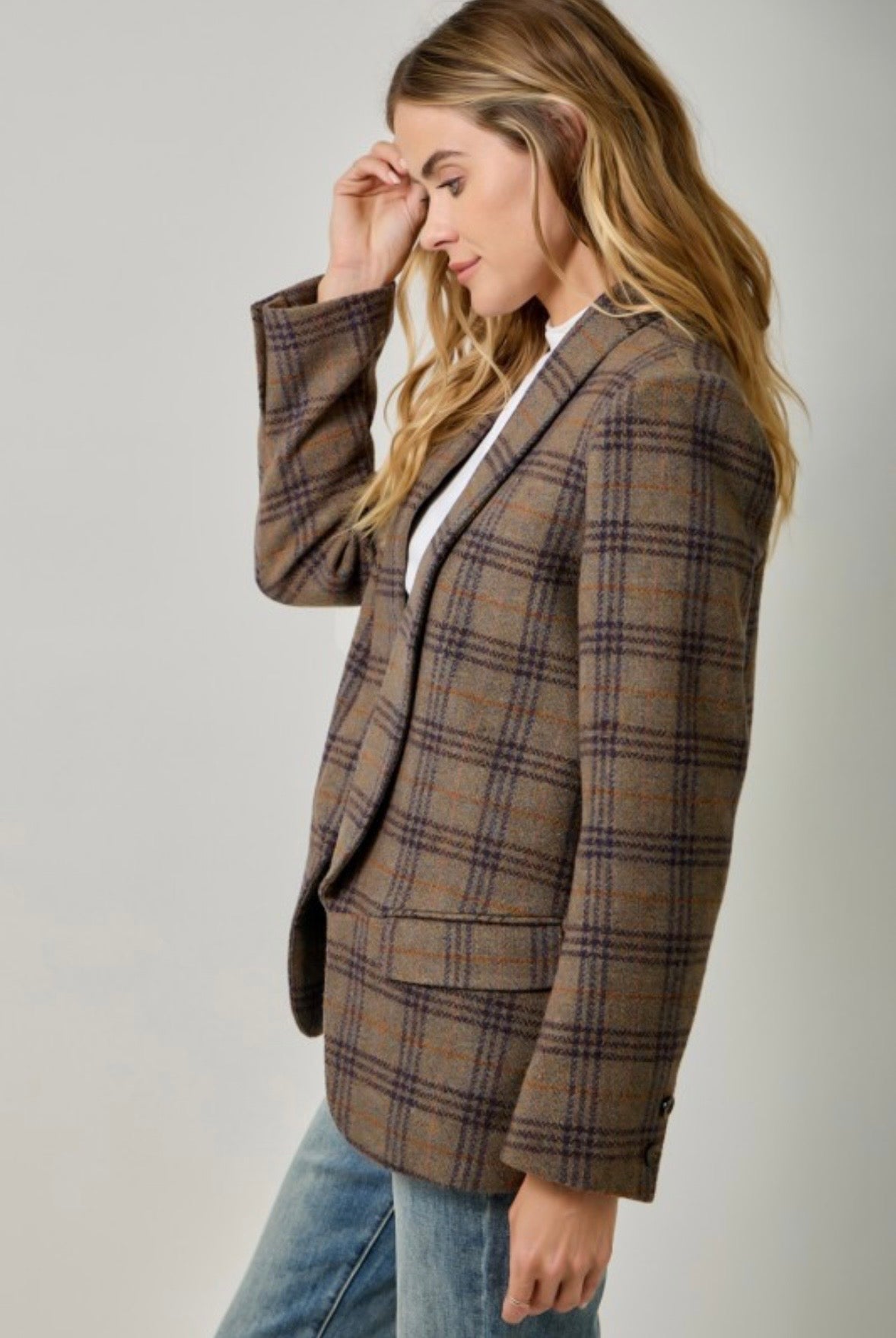 Sophie Plaid Blazer