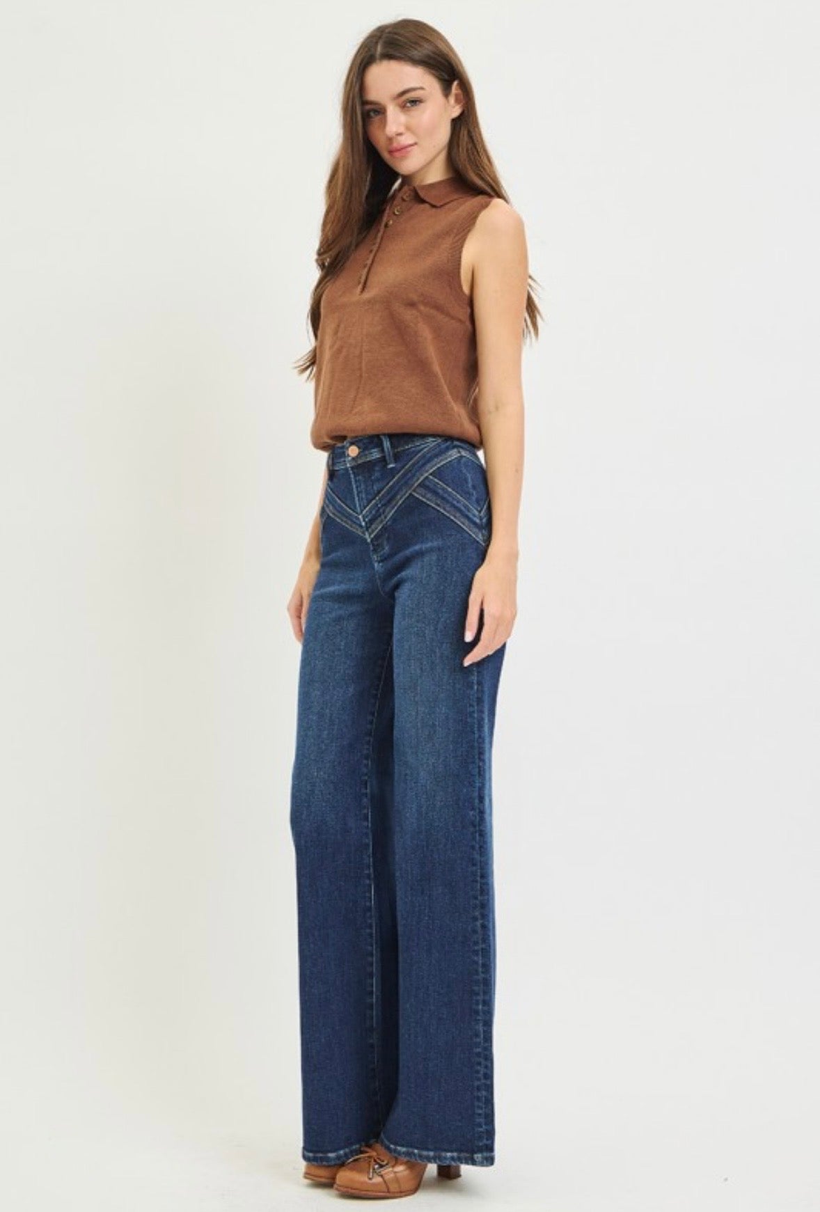 Danika High Rise Yoke Jeans