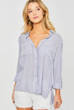 Blue Stripe Button Down