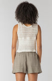 Cream Crochet Vest