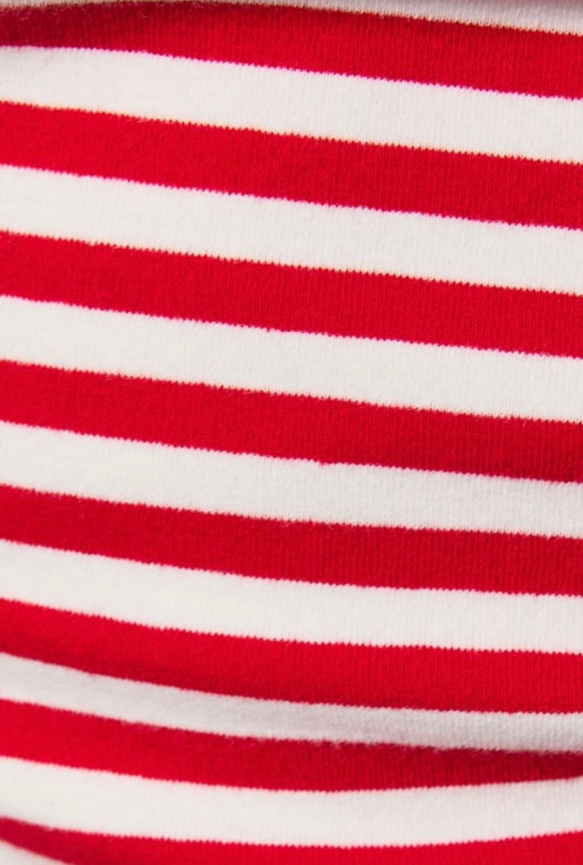 Red Stripe One Shoulder Top