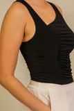 Black Asymmetric Tank