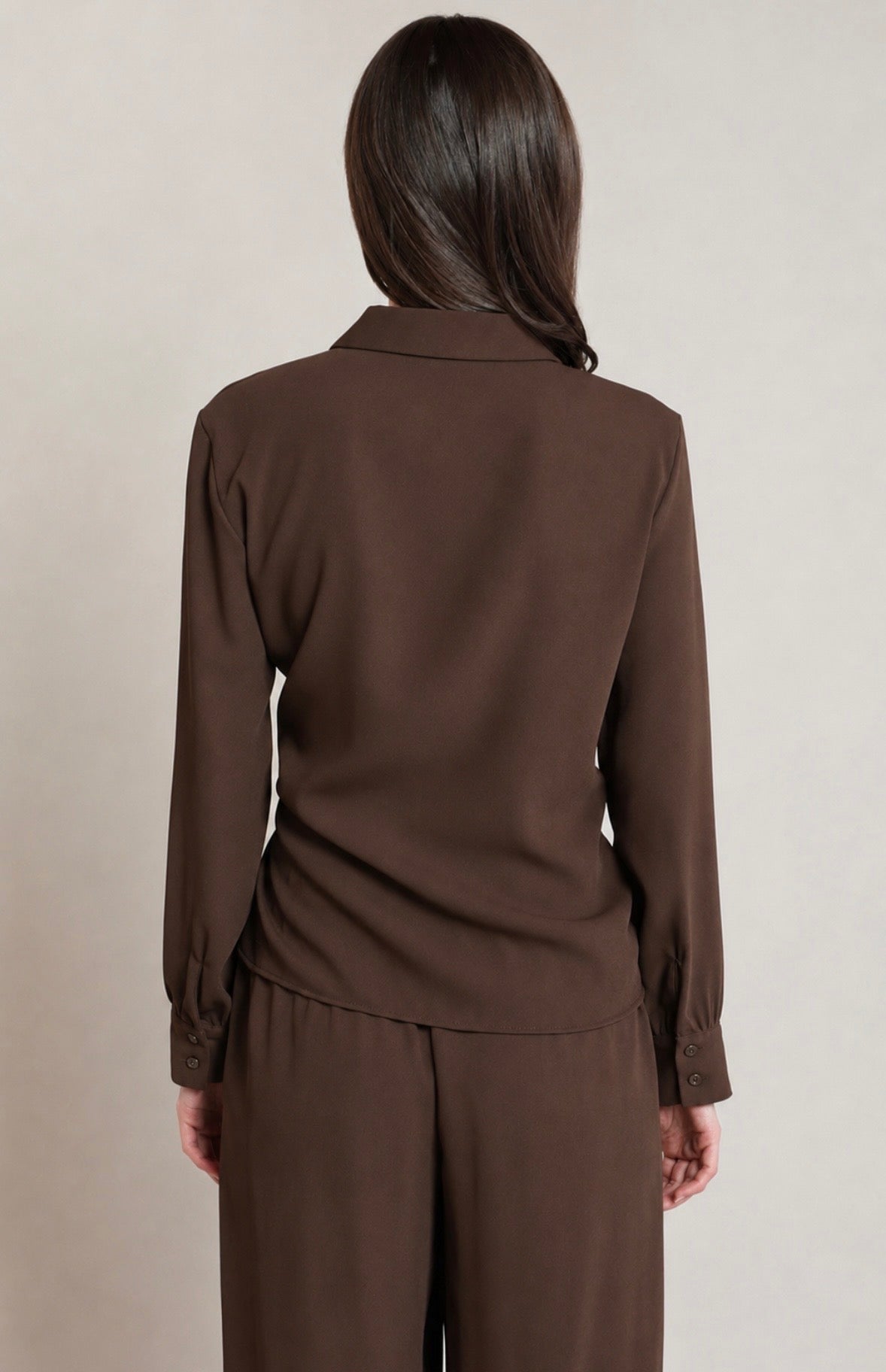 Brown Twist Tie Top