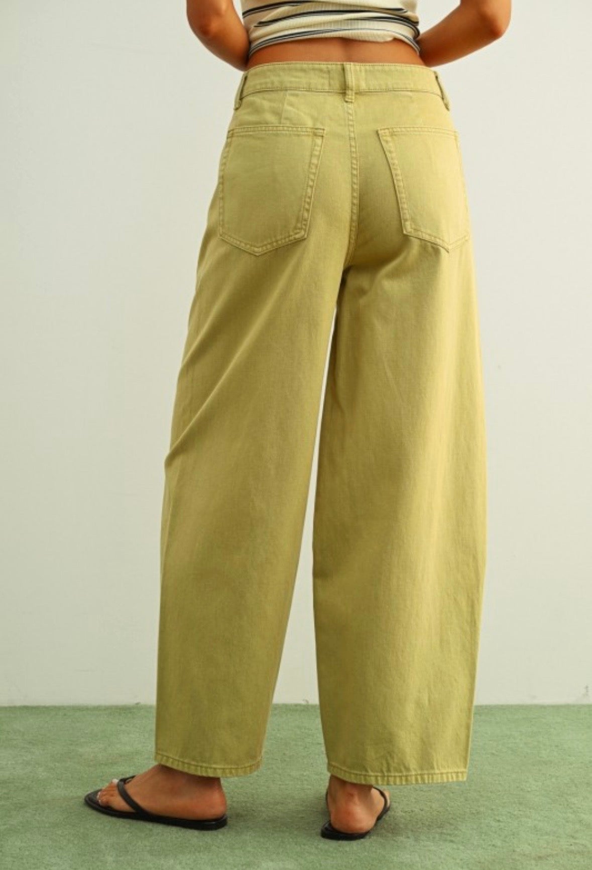 Sage Barrel Jeans