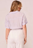 Lavender Pintuck Top