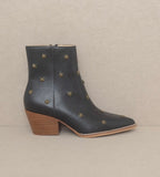 Black Ivanna Star Bootie