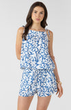 Blue Floral Tank