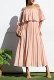 Blush Accordion Dress