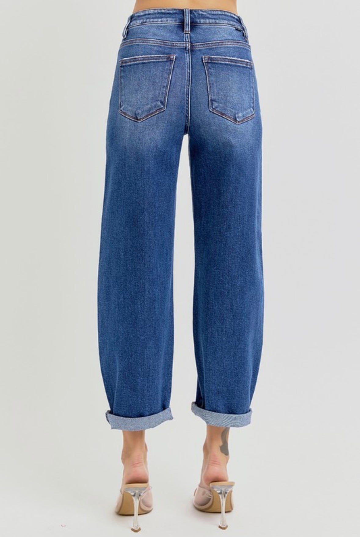 Stella High Rise Barrel Jeans