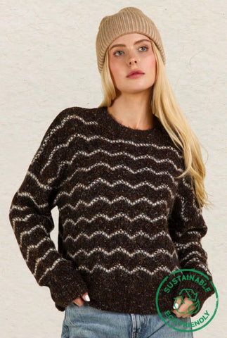 Coco Wave Stripe Sweater