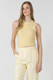 Lemon Butter Knit Tank