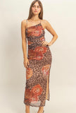 Leopard Sheer Dress