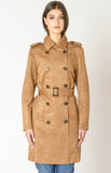 Camel Belted Trench Coat