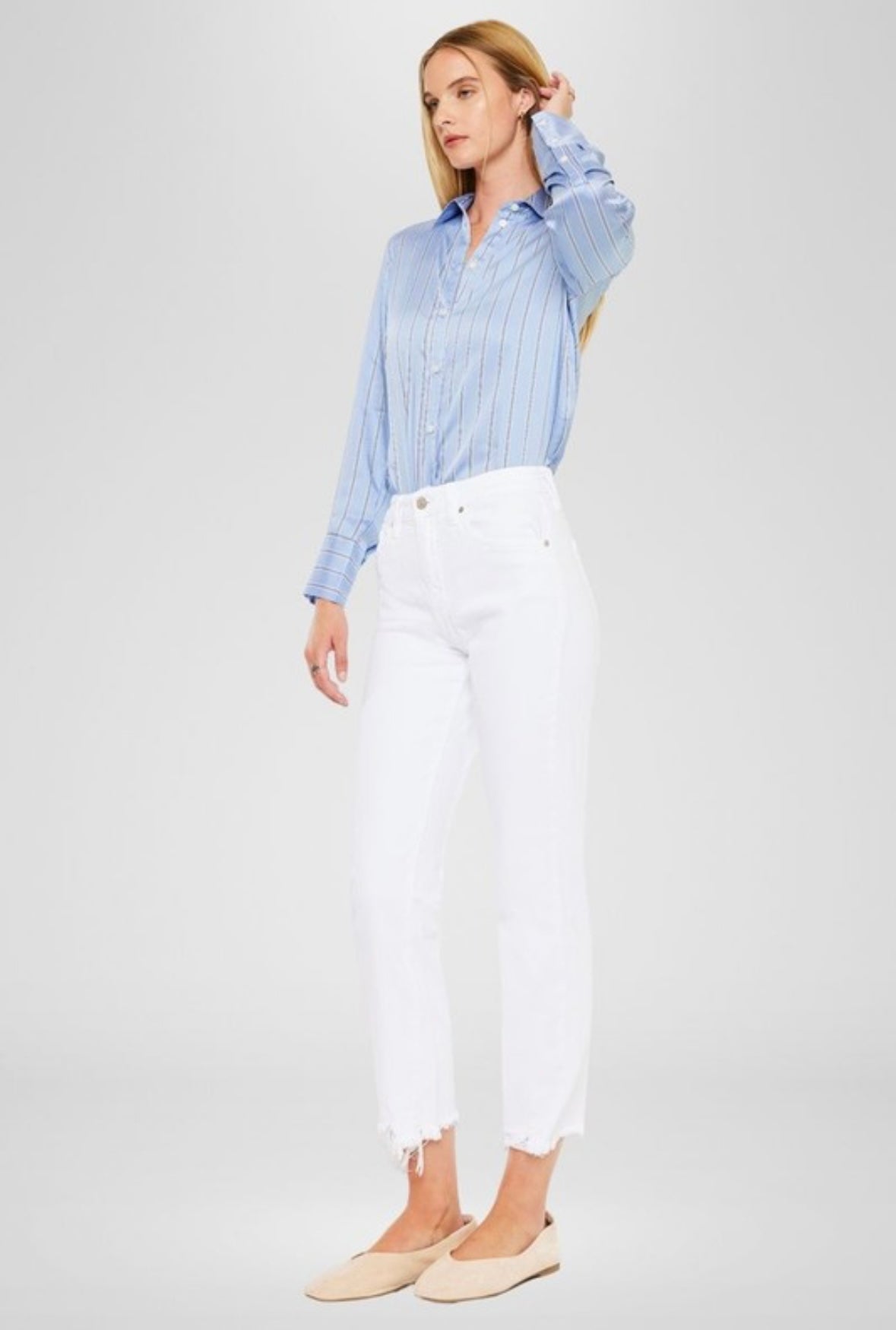White Mandi Straight Leg Jeans