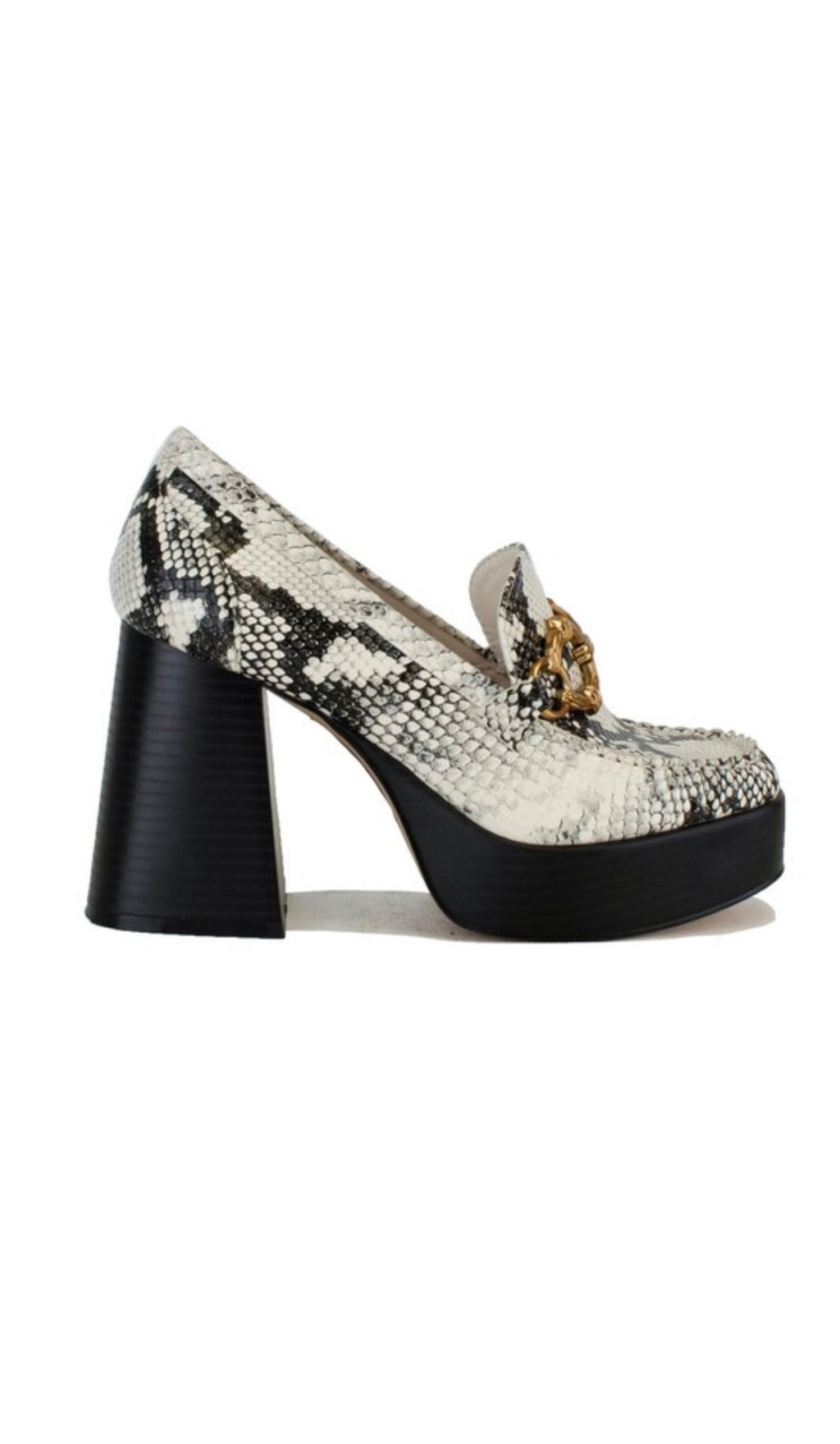 Snakeskin Platform Shoes