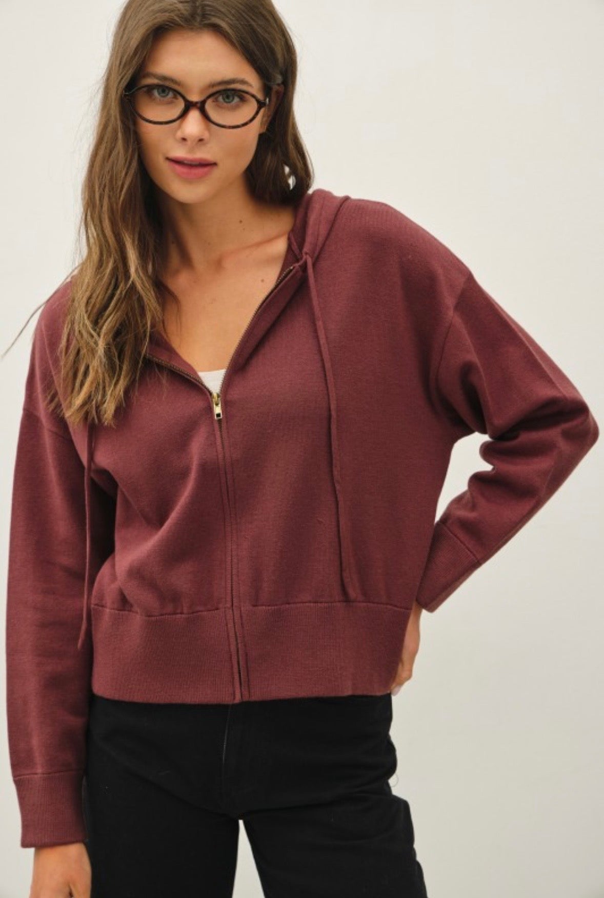Choco Sweater Zip Hoodie