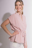 Mauve Tie Top