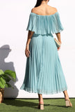 Mint Accordion Dress