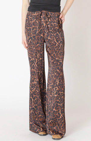 Leopard Wide Leg Pants