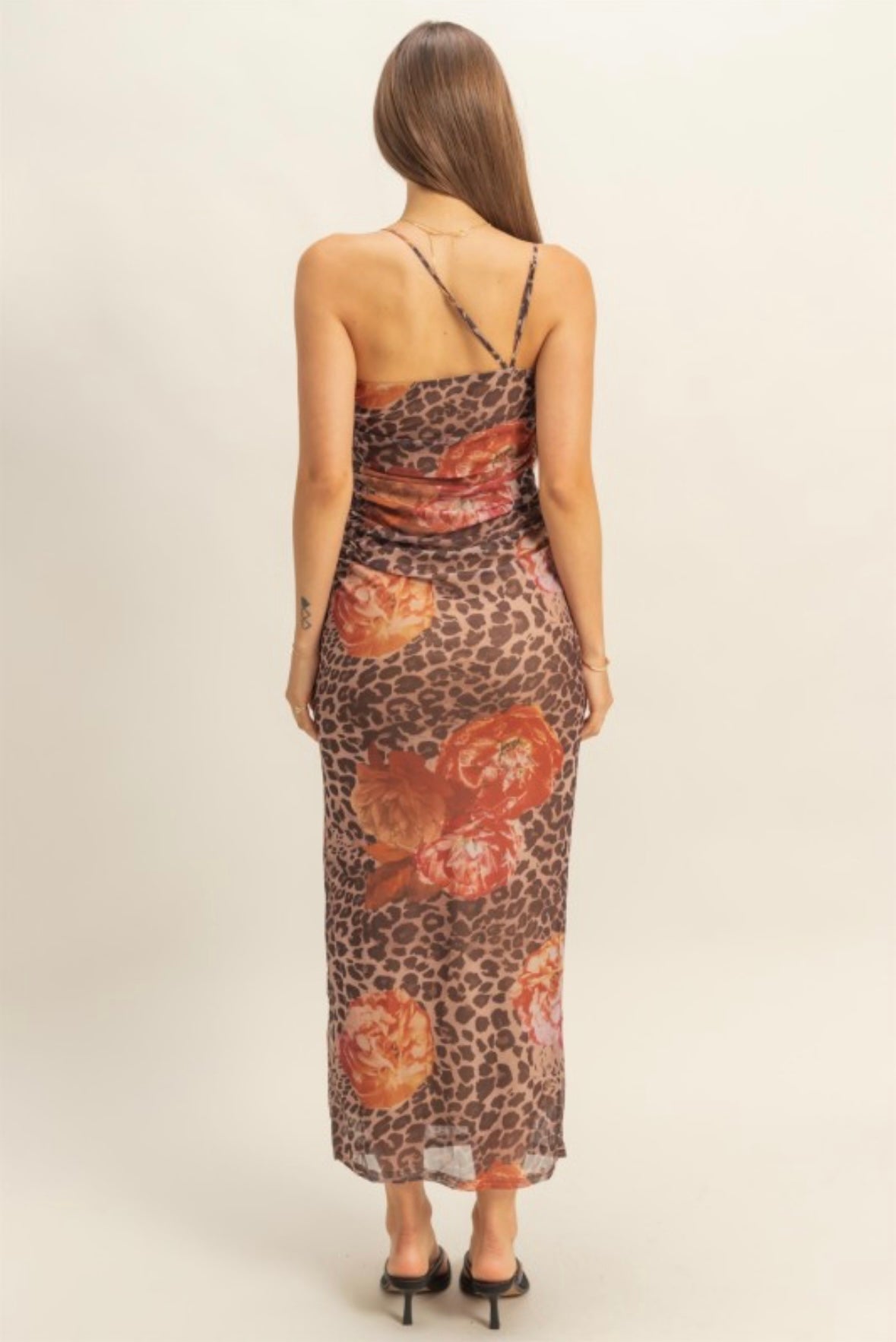 Leopard Sheer Dress
