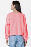Coral Pocket Top