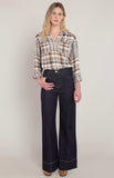 Brown Plaid Button Down