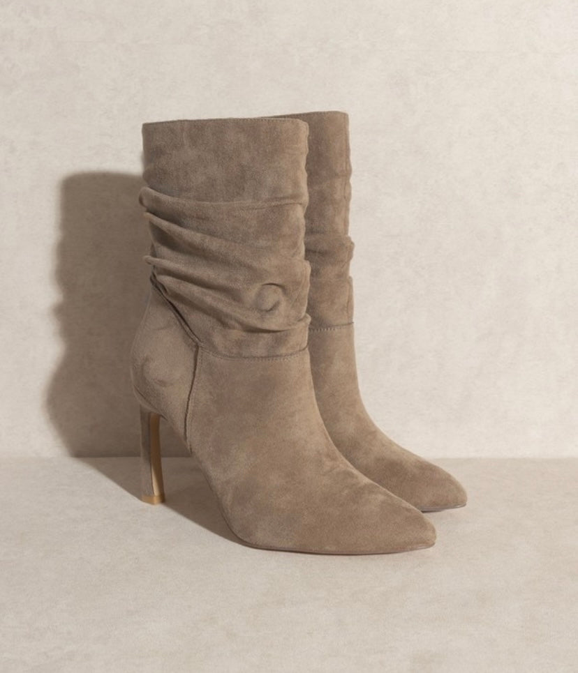 Grey Kali Slouch Bootie