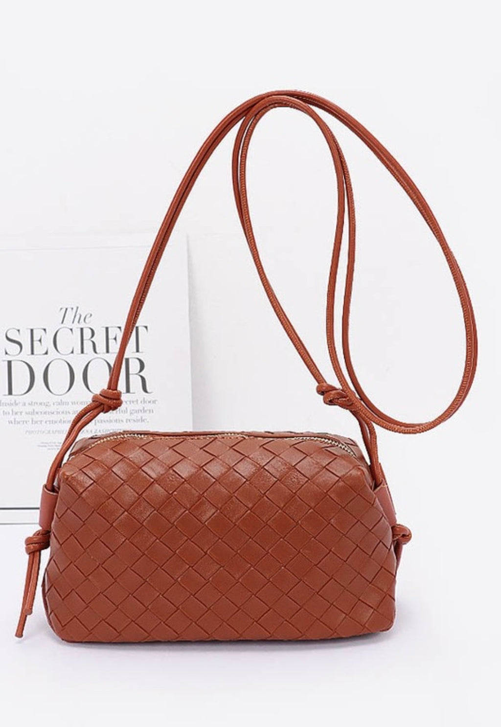Camel Woven Camera Bag