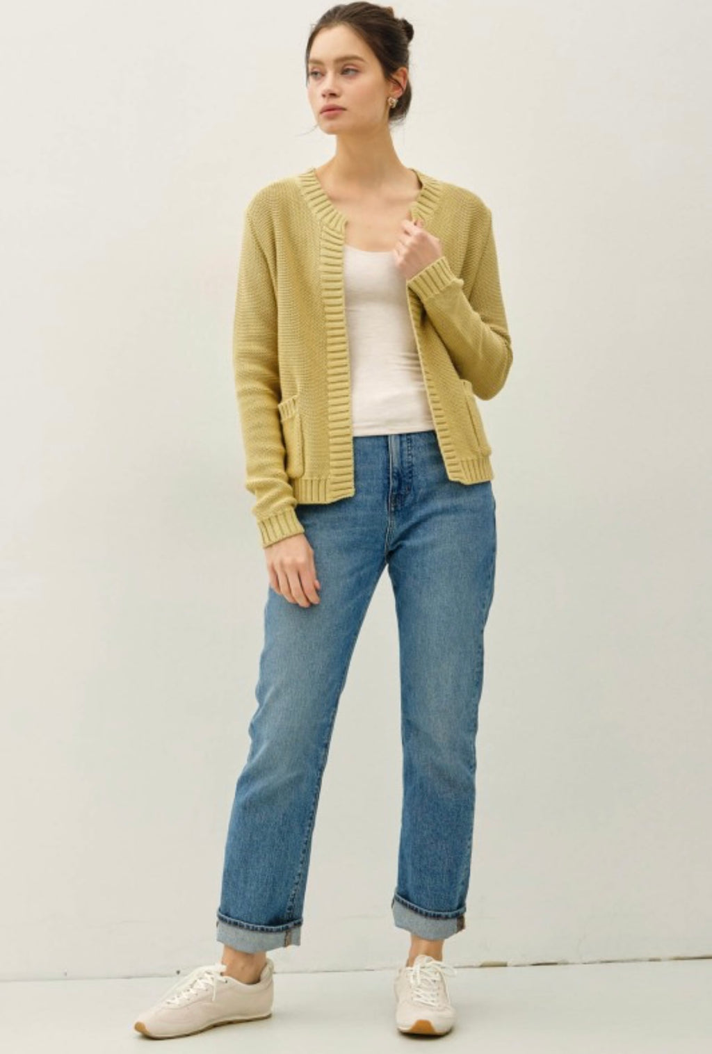 Celery Knit Cardigan