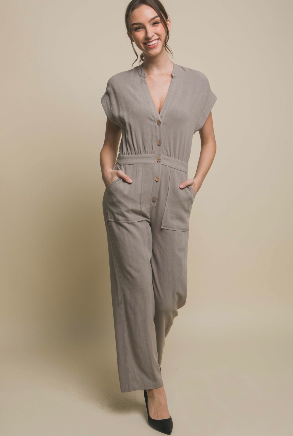 Stone Utility Jumpsuit