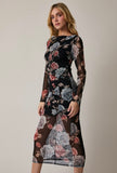 Floral Sheer Dress