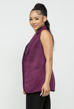 Plum Suede Vest