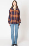 Plum Plaid Button Down