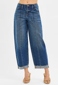 Peyton High Rise Barrel Jeans