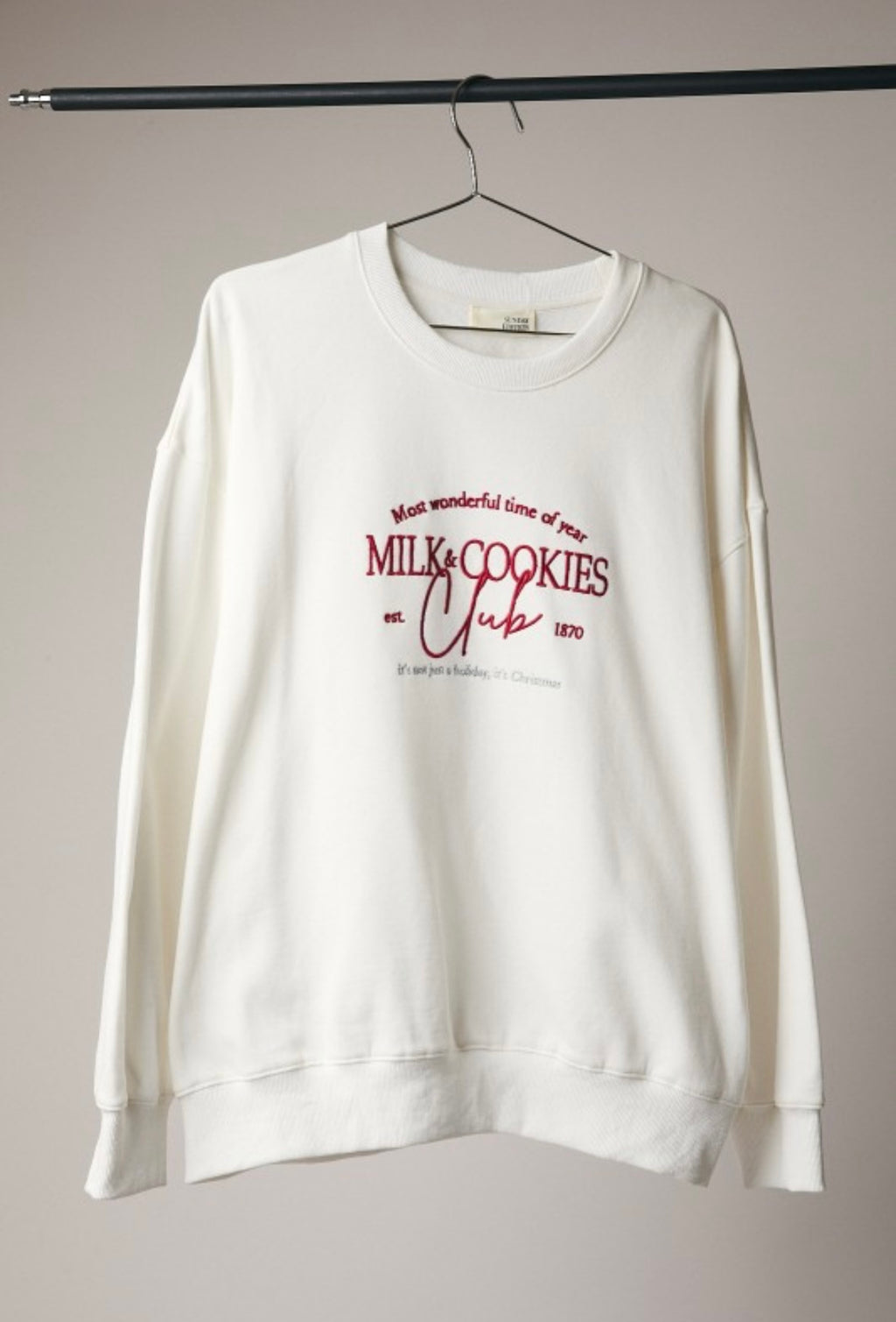 White Milk & Cookies Club Sweatshirt