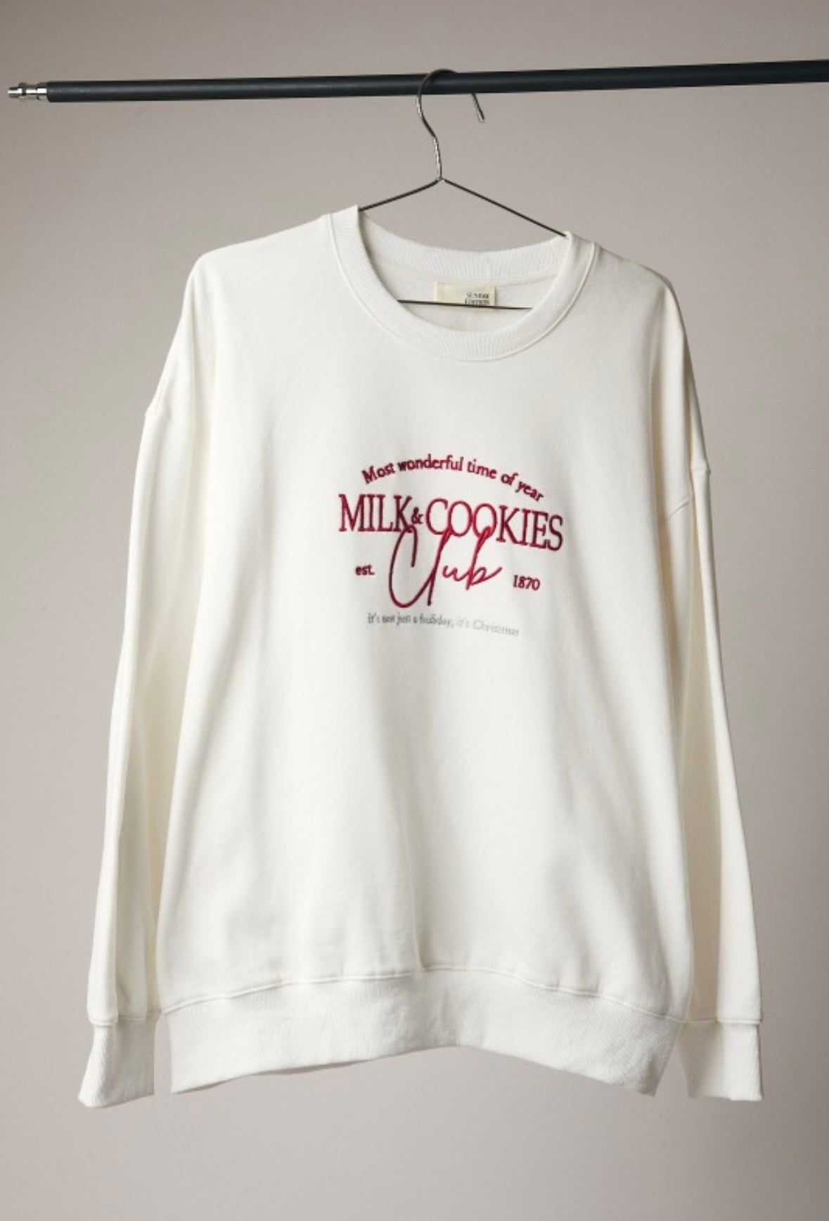 White Milk & Cookies Club Sweatshirt