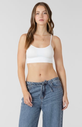 White Sports Bra