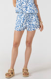 Blue Floral Shorts