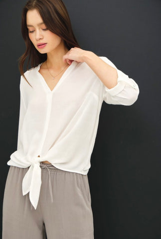 White Tie Top